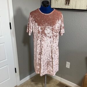 Velvet Pink Dress